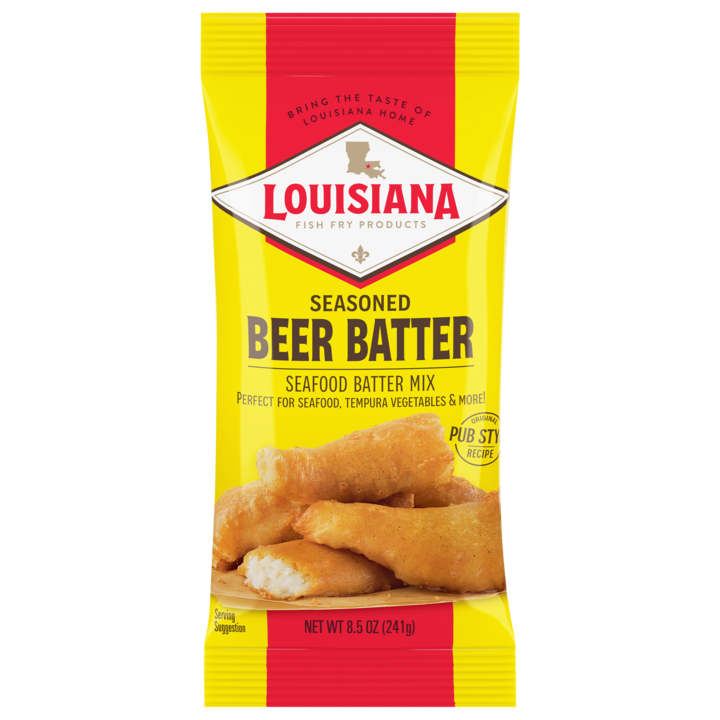 Louisiana Seasoned Crispy Fish Fry Seafood Breading Mix, 10 oz - Fry's Food  Stores