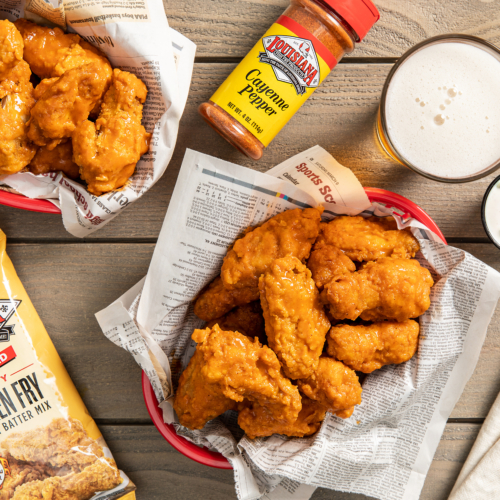Louisiana Seasoned Crispy Chicken Fry Batter 9oz (pack of 3) for sale  online