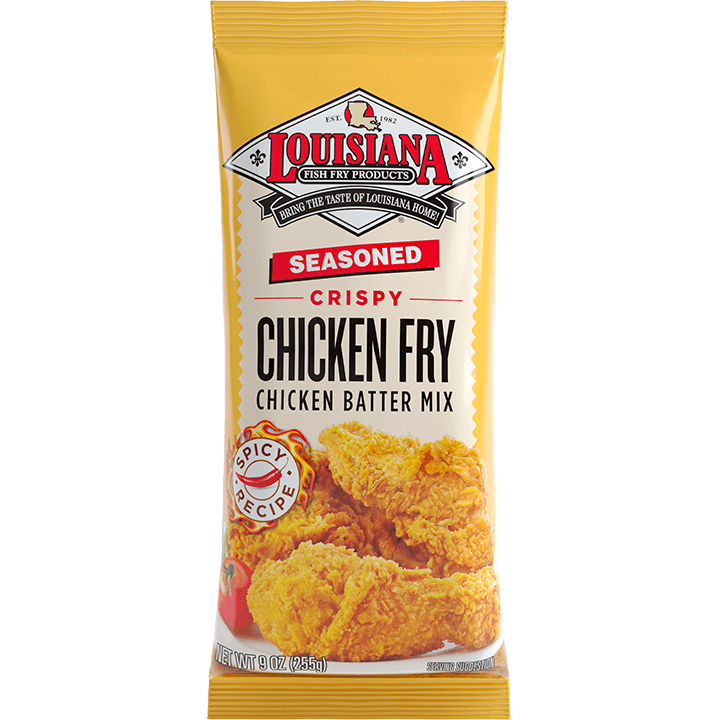 Louisiana Fish Fry Seasoned Crispy Chicken Fry Chicken Batter Mix