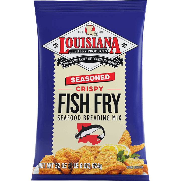 Seasoned Fish Fry 22 oz | Louisiana Fish Fry